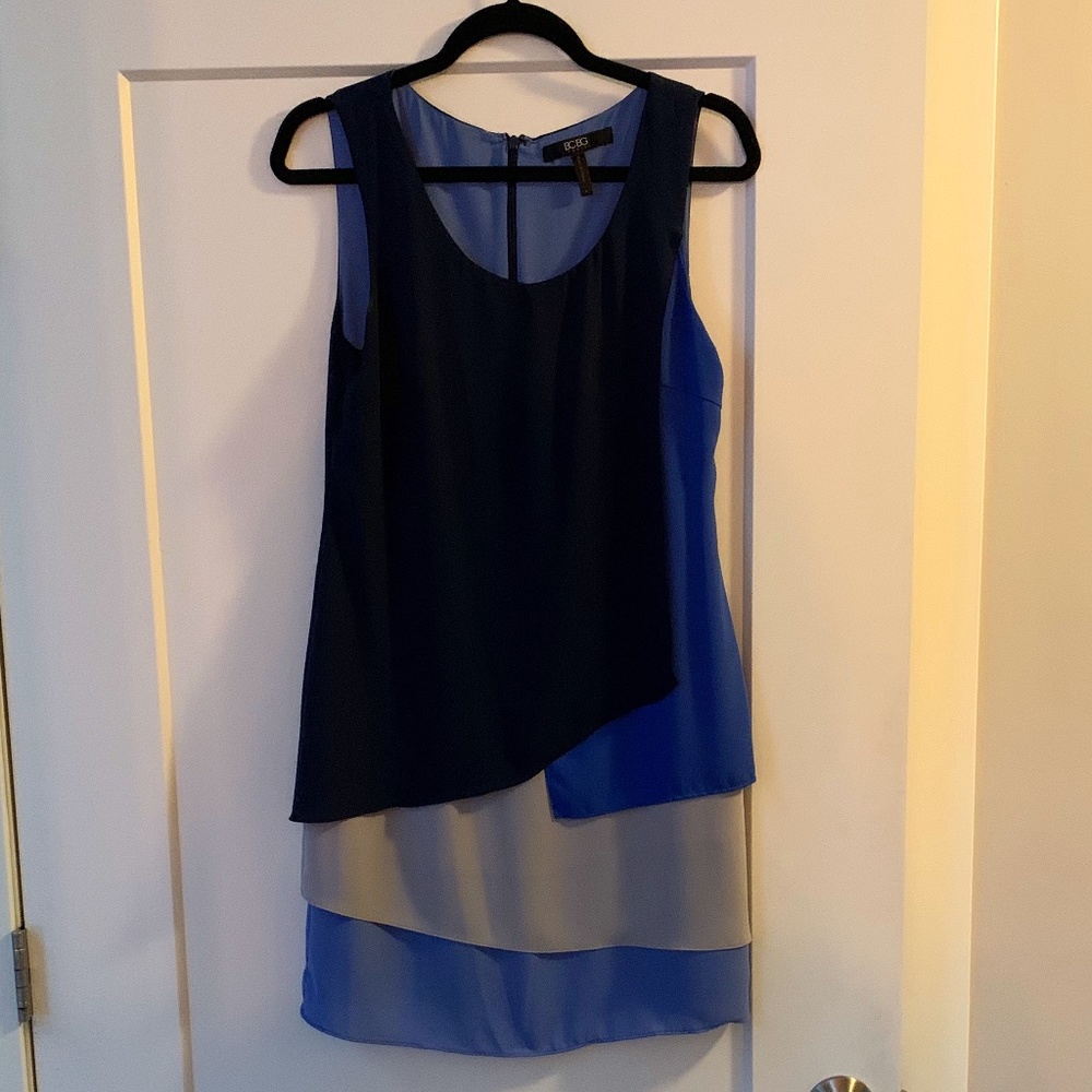 BCBG Blue Shift Dress